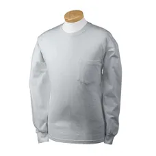 Gildan 6.1 oz. Ultra Cotton Long-Sleeve Pocket T-Shirt - Light/Heather