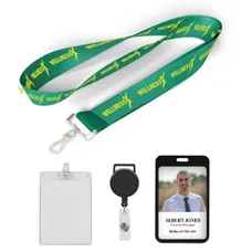 3/4 inch Polyester Lanyard-B
