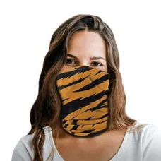 Orange Tiger Stripes Polyester Gaiter 