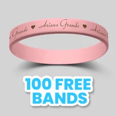 Custom Printed Silicone Wristbands           