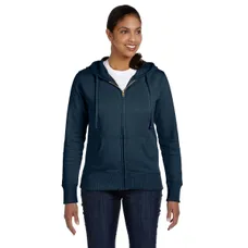 Econscious Women's Organic/Recycled Full-Zip Hoodie - Dark/All