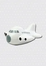 Fat Cartoon Airplane Stress Reliever