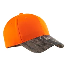 Port Authority Safety Cap with Camo Brim - Dark/All