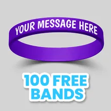 Custom Printed Silicone Wristbands.