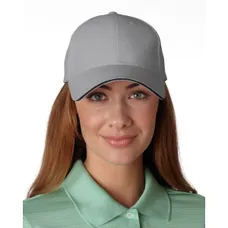 Adams 6-Panel Moisture Management Sandwich Cap - Dark/All