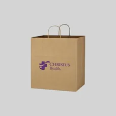 KRAFT PAPER BROWN SHOPPING BAGs