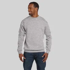 Hanes 7.8 oz 50/50 Fleece Comfort Blend Crew - Light/Heather