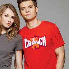 Canvas Men's Poly-Cotton Short-Sleeve T-Shirt - Dark/All