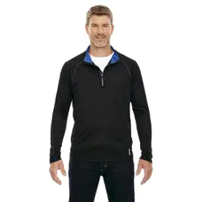 Ash City Men's Radar Half-Zip Performance Long-Sleeve Top