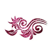 Glitter Tattoos - Temporary Tattoos - 1.5" x 2.5"