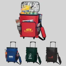 Rolling Insulated Cooler - 30 cans