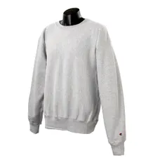 Champion 12 oz Reverse Weave Fleece Crew - Light/Heather