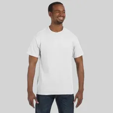 Gildan Heavyweight Cotton Tee - White/Neutral
