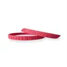 Debossed - 1/4 inch Wristband      