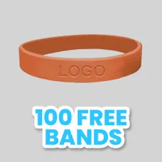 Custom Debossed Wristbands                             