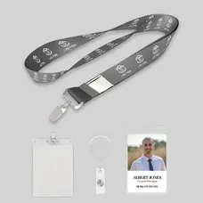 5/8 inch Price Saver Lanyard with Metal Clip-B