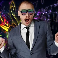 Sound Reactive LED Slotted Glasses  