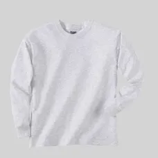 Gildan Youth Ultra Cotton Long Sleeve Tee - Light/Heather