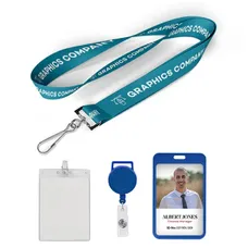 1 inch Price Saver Lanyard with J-Hook-B
