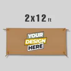 Vinyl Banner 2′ X 12′ 