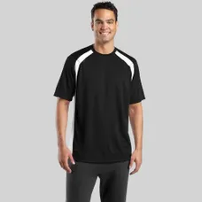 Sport-Tek Dry Zone Colorblock Crew - Dark/All