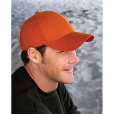 Big Accessories 6-Panel Brushed Twill Structured Cap - Dark/All