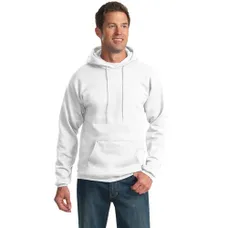 Port and Company Pullover Hooded Sweatshirt - White/Neutral