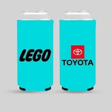 One or Full Color Can Cooler Beverage Holder- Slim