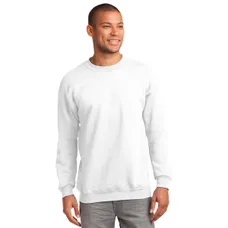 Port and Company Crewneck Sweatshirt - White/Neutral
