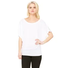 Bella   Canvas Ladies' Flowy Draped Sleeve Dolman T-Shirt