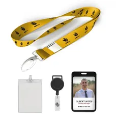 1/2 inch Price Saver Lanyard with Metal Clip-A