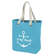 Budget Custom Vibrant Cotton Canvas Tote Bag