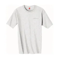 Hanes 6 oz. Tagless T-Shirt with Pocket - Light/Heather