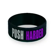1 inch Color Filled Debossed Wristband   