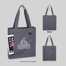 Hidden Zipper Tote Bag-BG