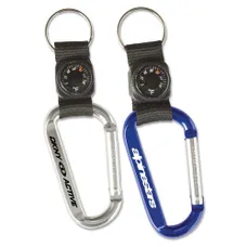 Carabiner with Thermometer Key Tag
