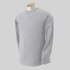 Fruit of the Loom Heavy Cotton Long Sleeve Tee - Light/Heather