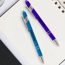 Custom Ellipse Softy Brights Stylus Pens