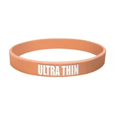 1/4 inch Color Filled Debossed Wristband 