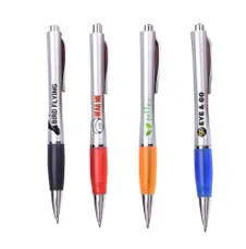 Custom Kraft Sugar Silver Pen 