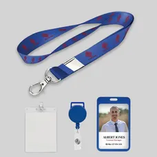 3/4 inch Price Saver Lanyard with Metal Clip-A