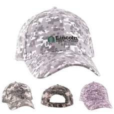 Digital Camo Structured Baseball Cap 6 Panel