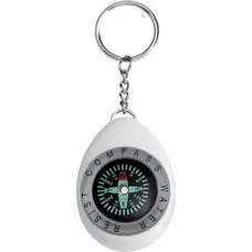 Oval Compass Key Ring