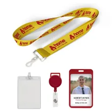 Polyester 3/4 inch Lanyard-B