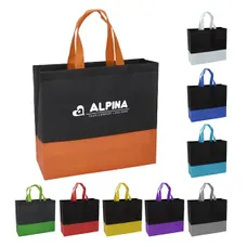 Two-Tone Environmental Friendly Multi-Functional Tote Bag 