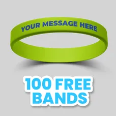 1/2 inch Printed Wristband    