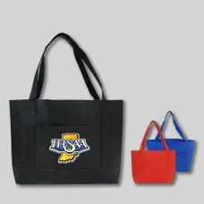 Solid Color Non Woven Open Tote