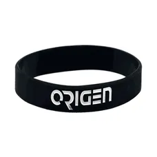 1/2 inch Debossed Color Filled Wristband 