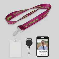 1/2 inch Polyester Lanyard-A