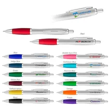 Curvaceous Silver Matte Gel Pen(